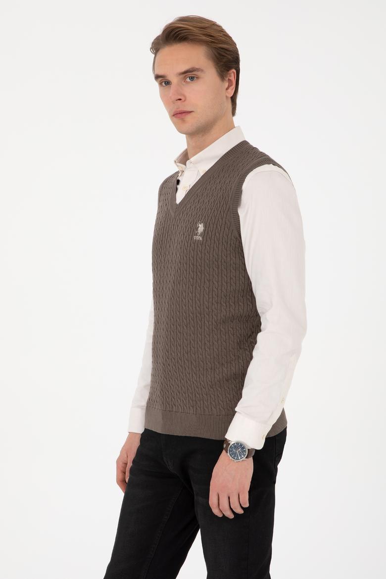 Erkek Vizon Süveter - 50318160016