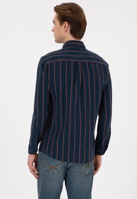 Erkek Lacivert Uzun Kollu Gömlek - 50308398001