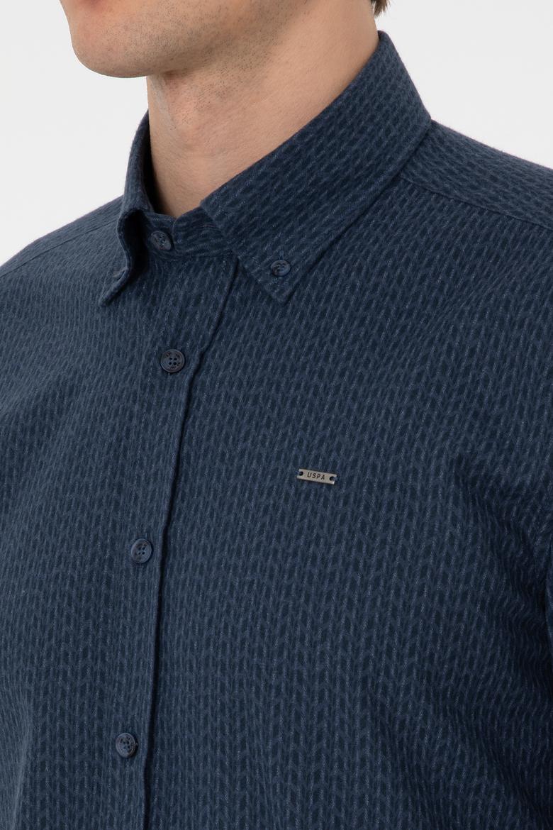 Erkek Açık Lacivert Uzun Kollu Gömlek - 50308244001