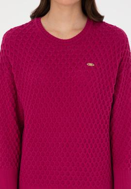 Kadın Fuşya Kazak - 50314698011