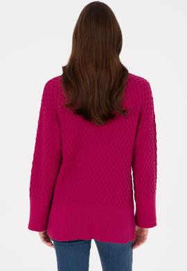 Kadın Fuşya Kazak - 50314698011