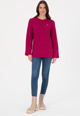 Kadın Fuşya Kazak - 50314698011