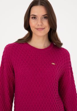 Kadın Fuşya Kazak - 50314698011