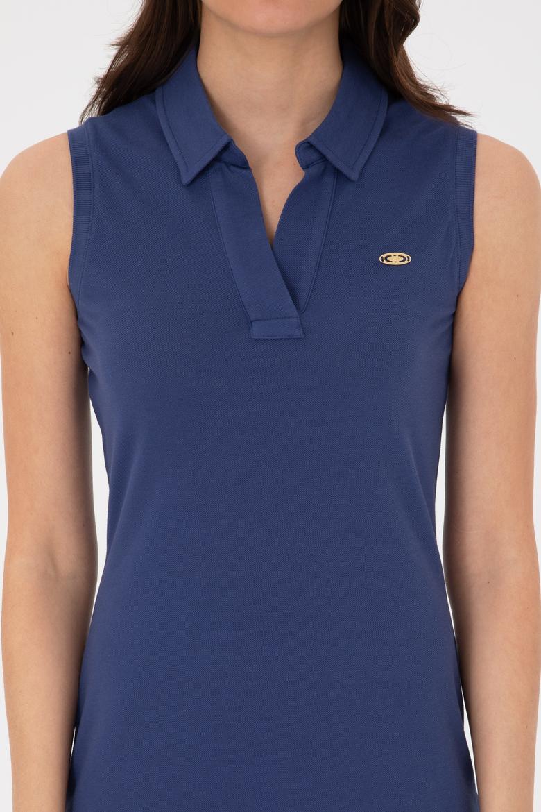 Kadın Açık Lacivert Örme Elbise - 50319996001