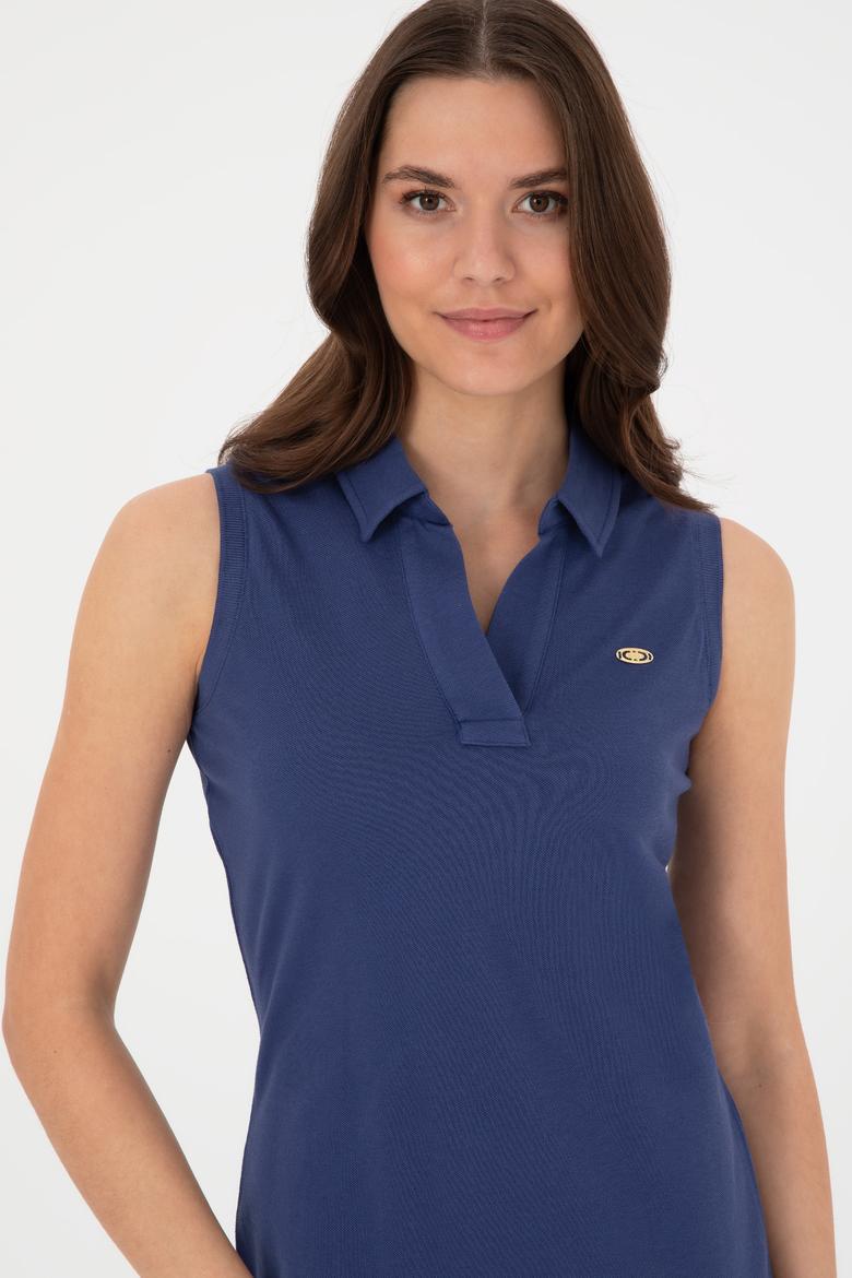 Kadın Açık Lacivert Örme Elbise - 50319996001