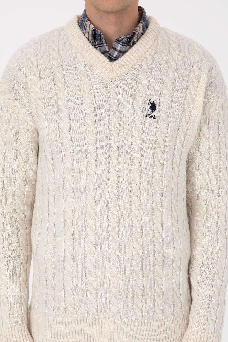 Erkek Krem Kazak - 50315038024