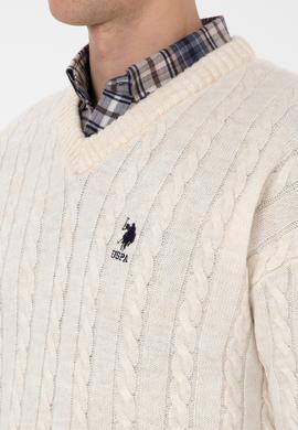 Erkek Krem Kazak - 50315038024