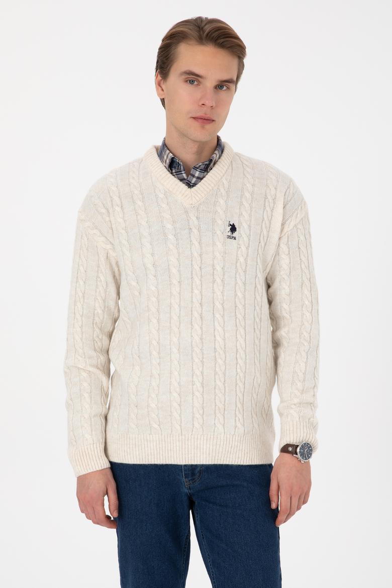 Erkek Krem Kazak - 50315038024