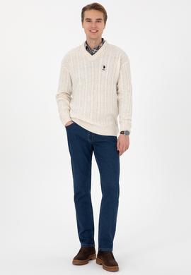 Erkek Krem Kazak - 50315038024