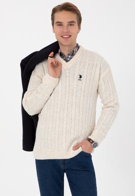 Erkek Krem Kazak - 50315038024