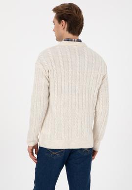 Erkek Krem Kazak - 50315038024