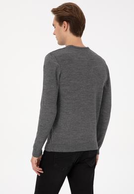 Erkek Gri Melanj Kazak - 50314974019