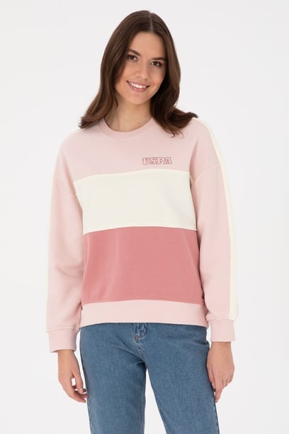 Kadın Pudra Sweatshirt
