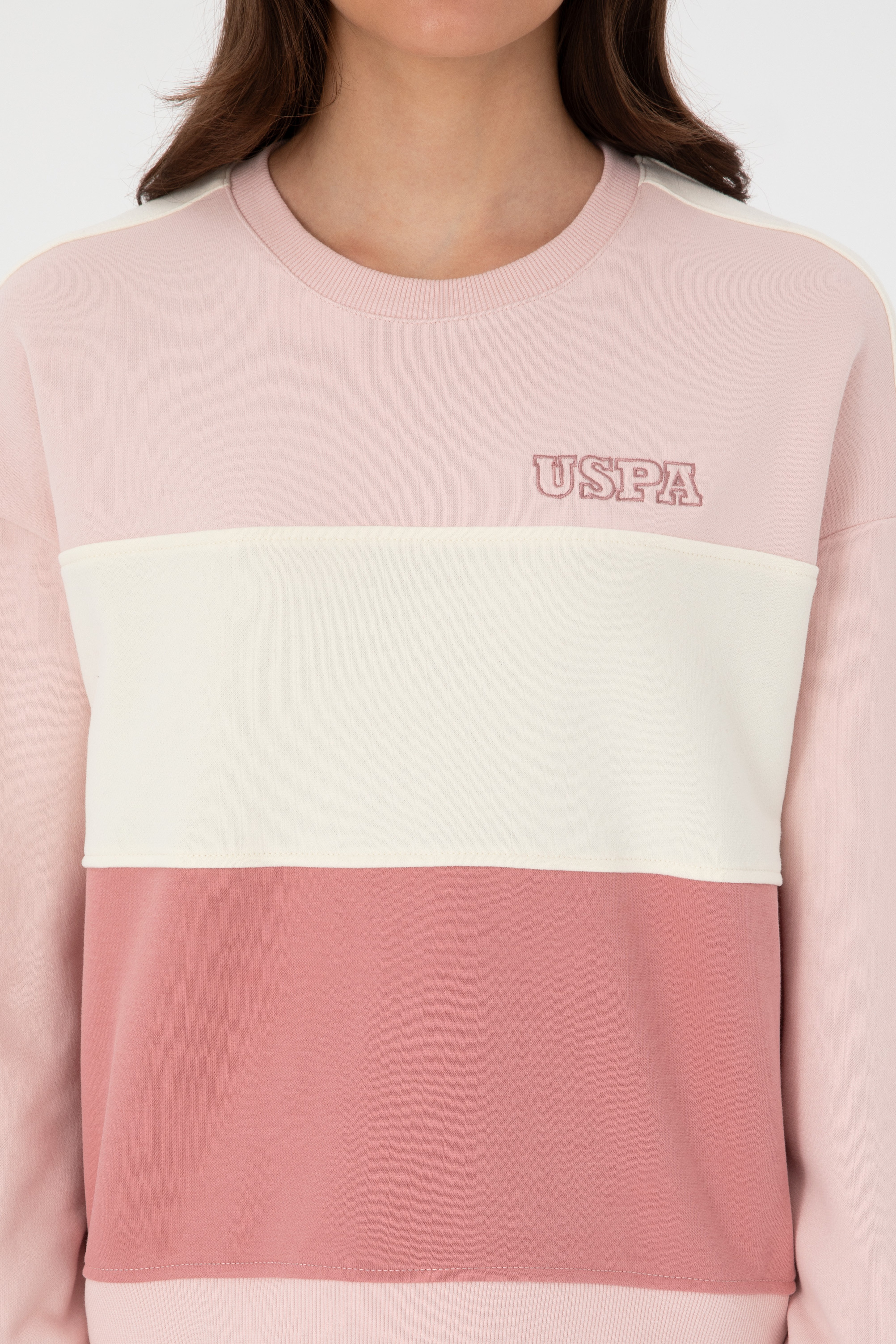 Kadın Pudra Sweatshirt - Image 6