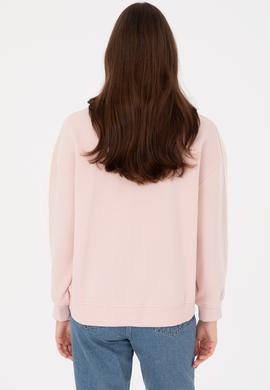 Kadın Pudra Sweatshirt - 50307790013