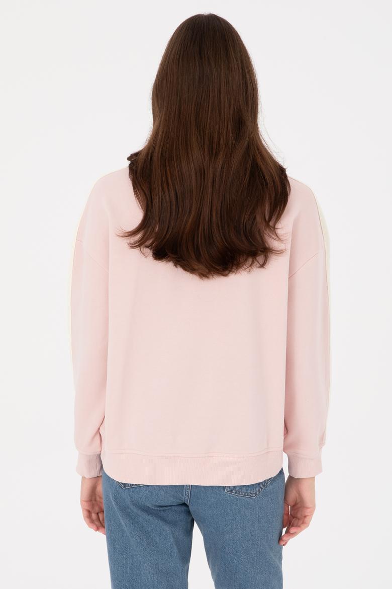 Kadın Pudra Sweatshirt - 50307790013