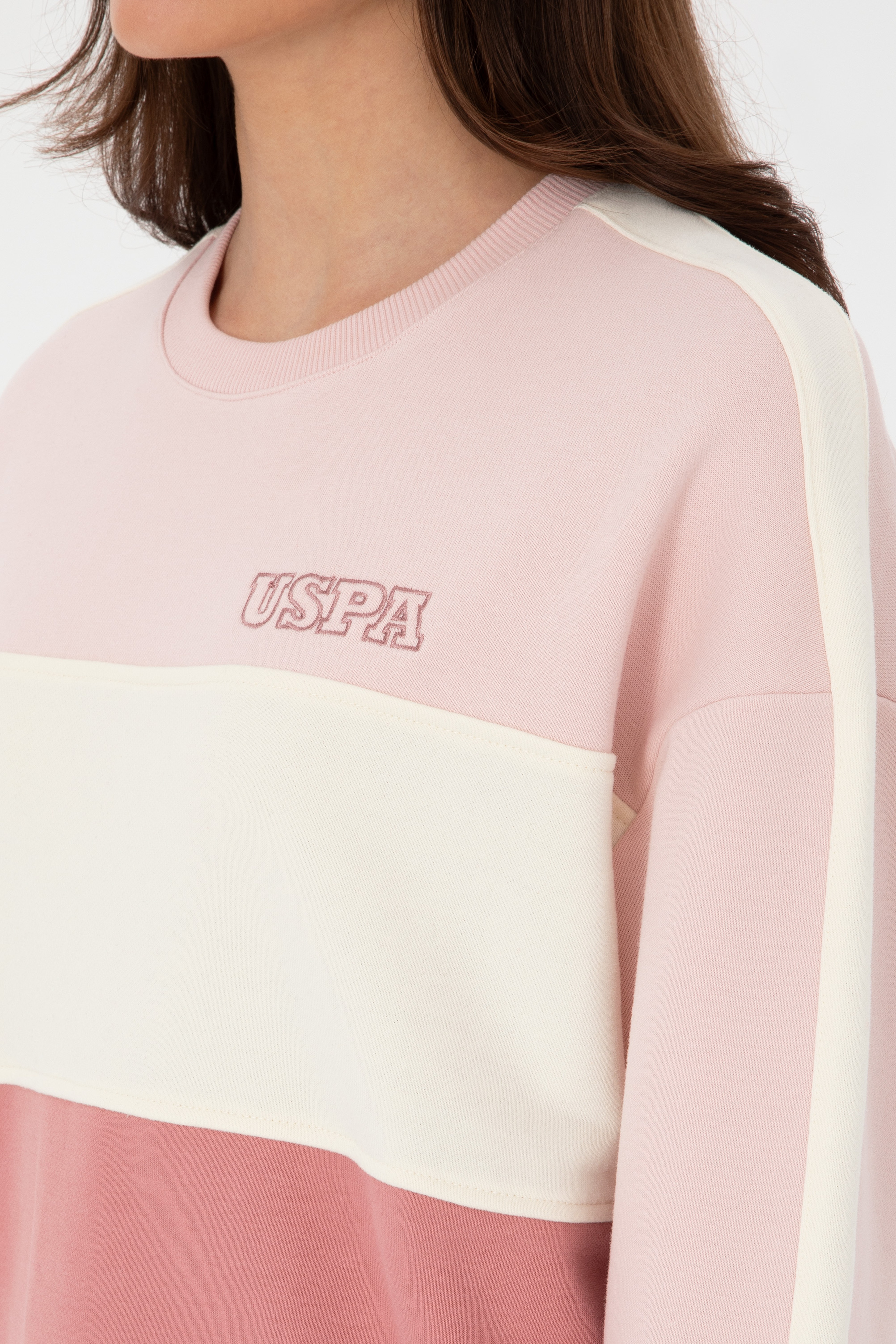 Kadın Pudra Sweatshirt - Image 7