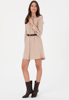 Kadın Camel Dokuma Elbise - 50317615006