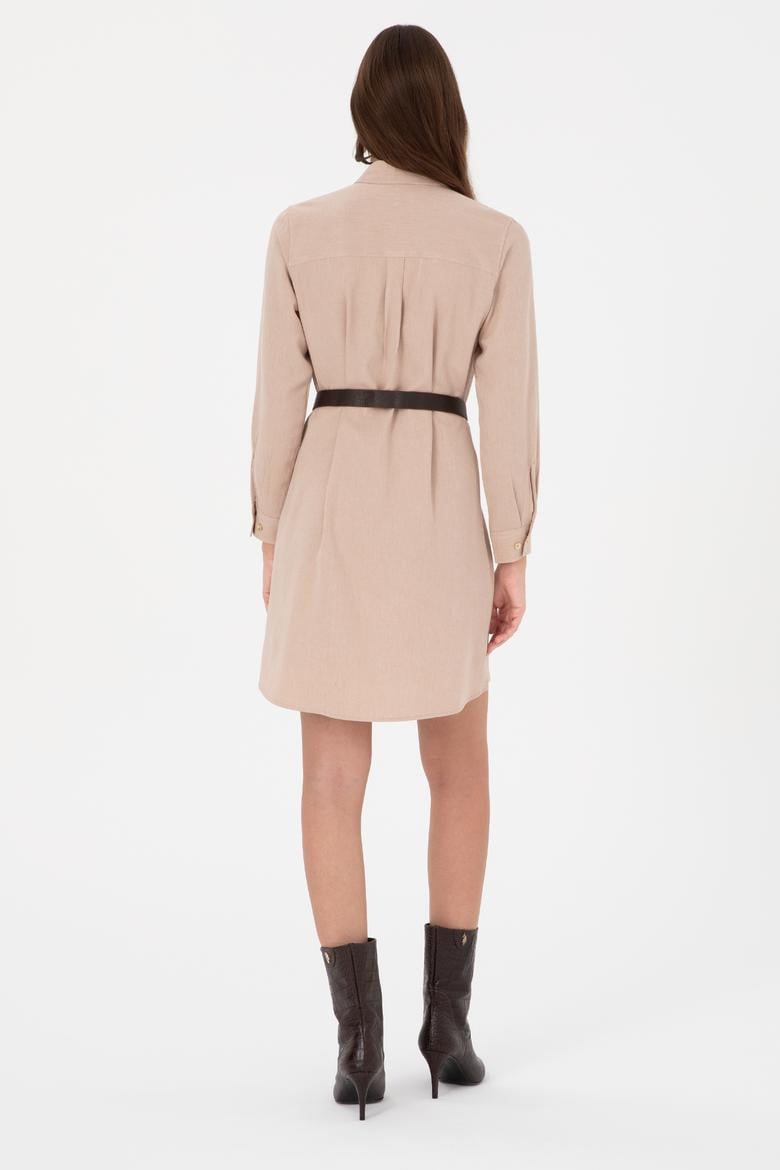 Kadın Camel Dokuma Elbise - 50317615006