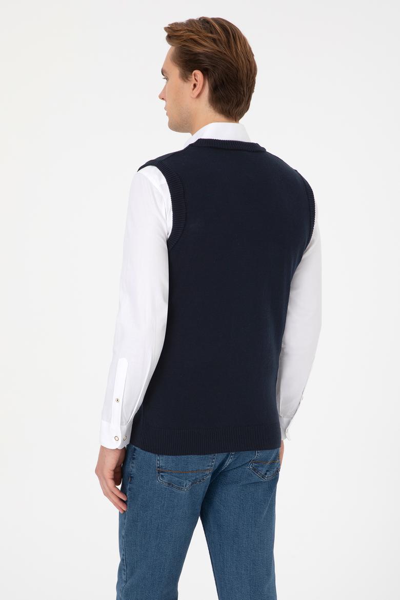 Erkek Lacivert Süveter - 50316843006