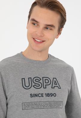 Erkek Gri Melanj Sweatshirt - 50308693011