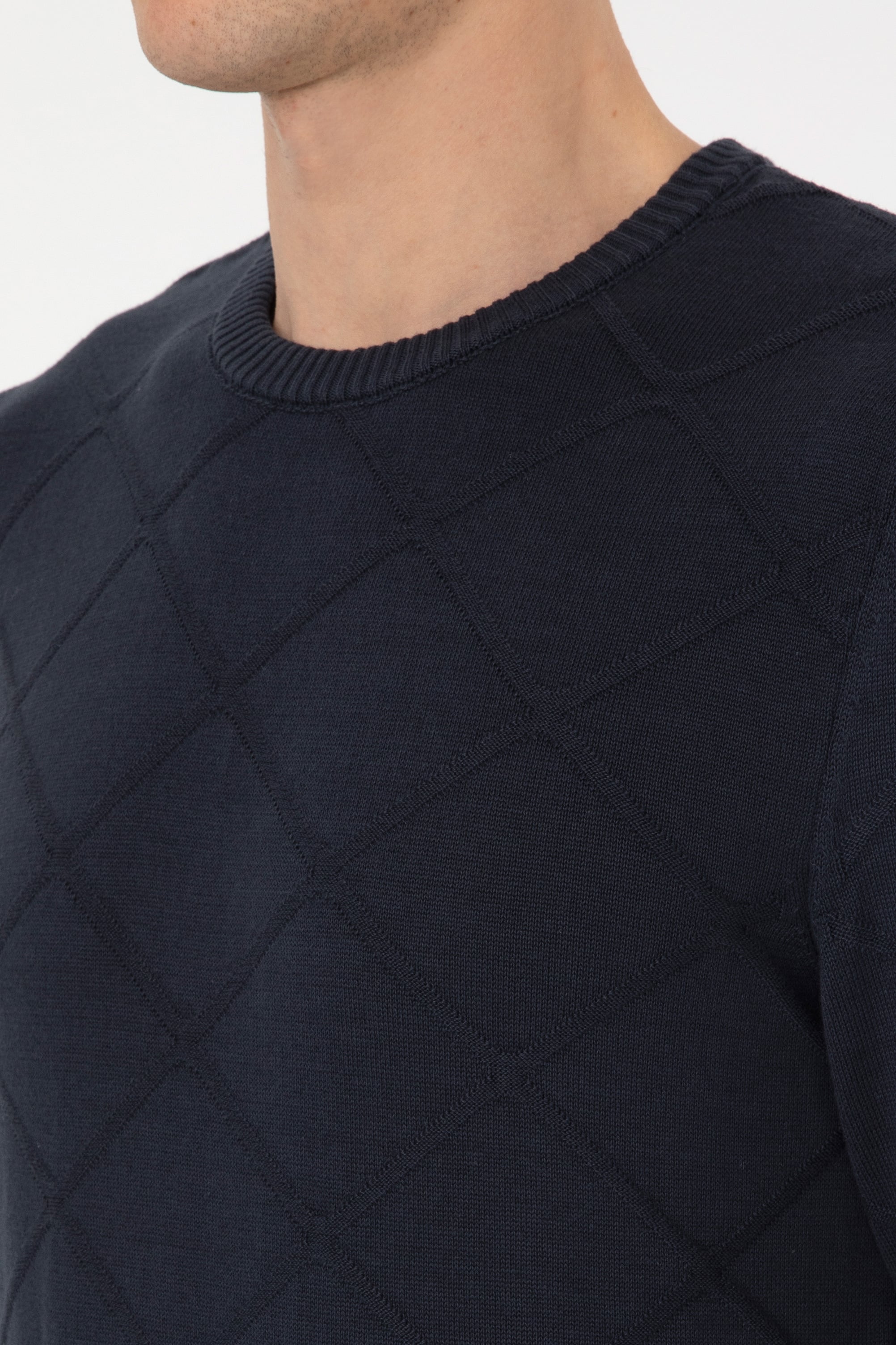 Erkek Açık Lacivert Kazak - 50307825015