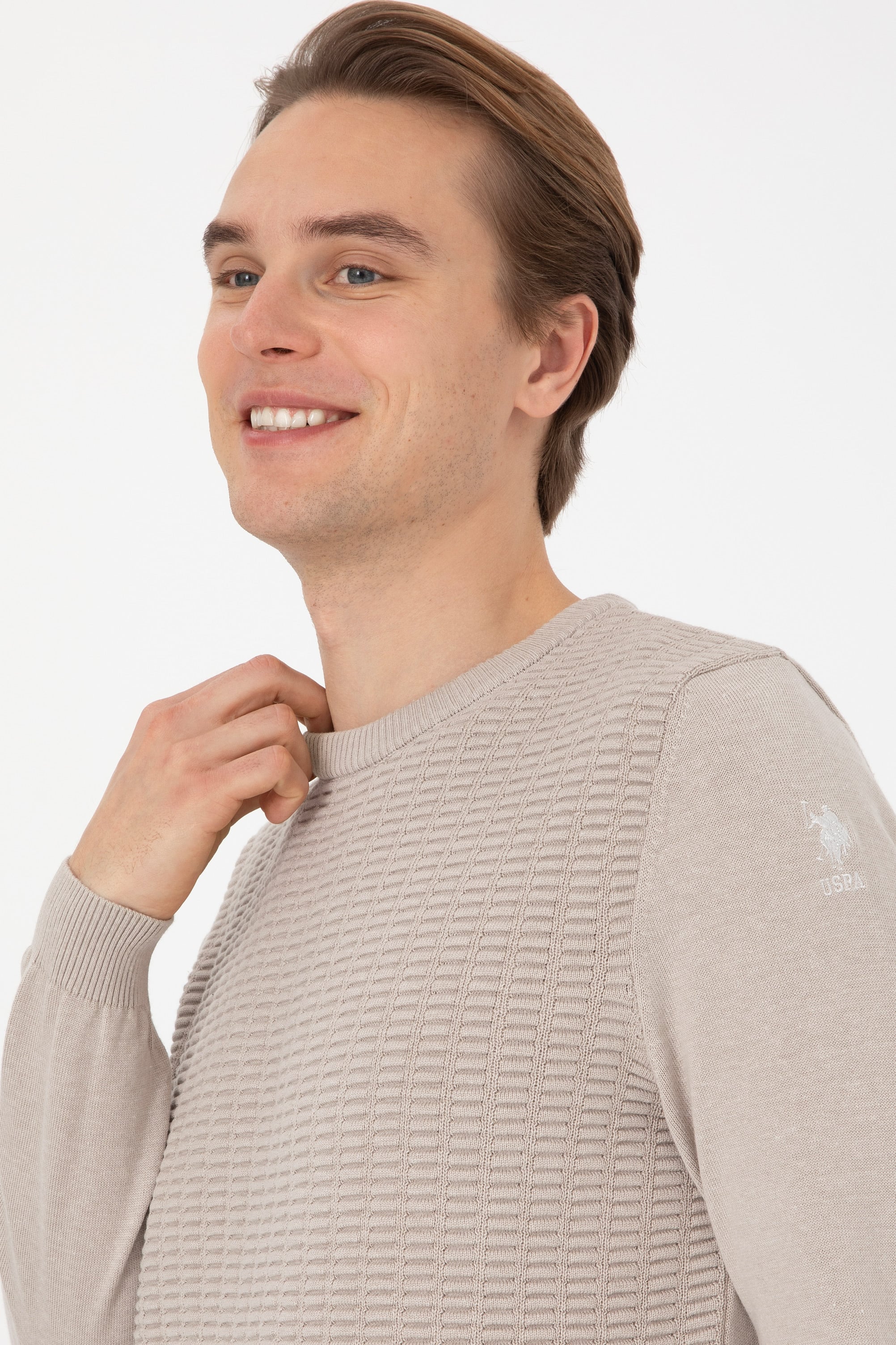 Erkek Taş Kazak - 50308400019