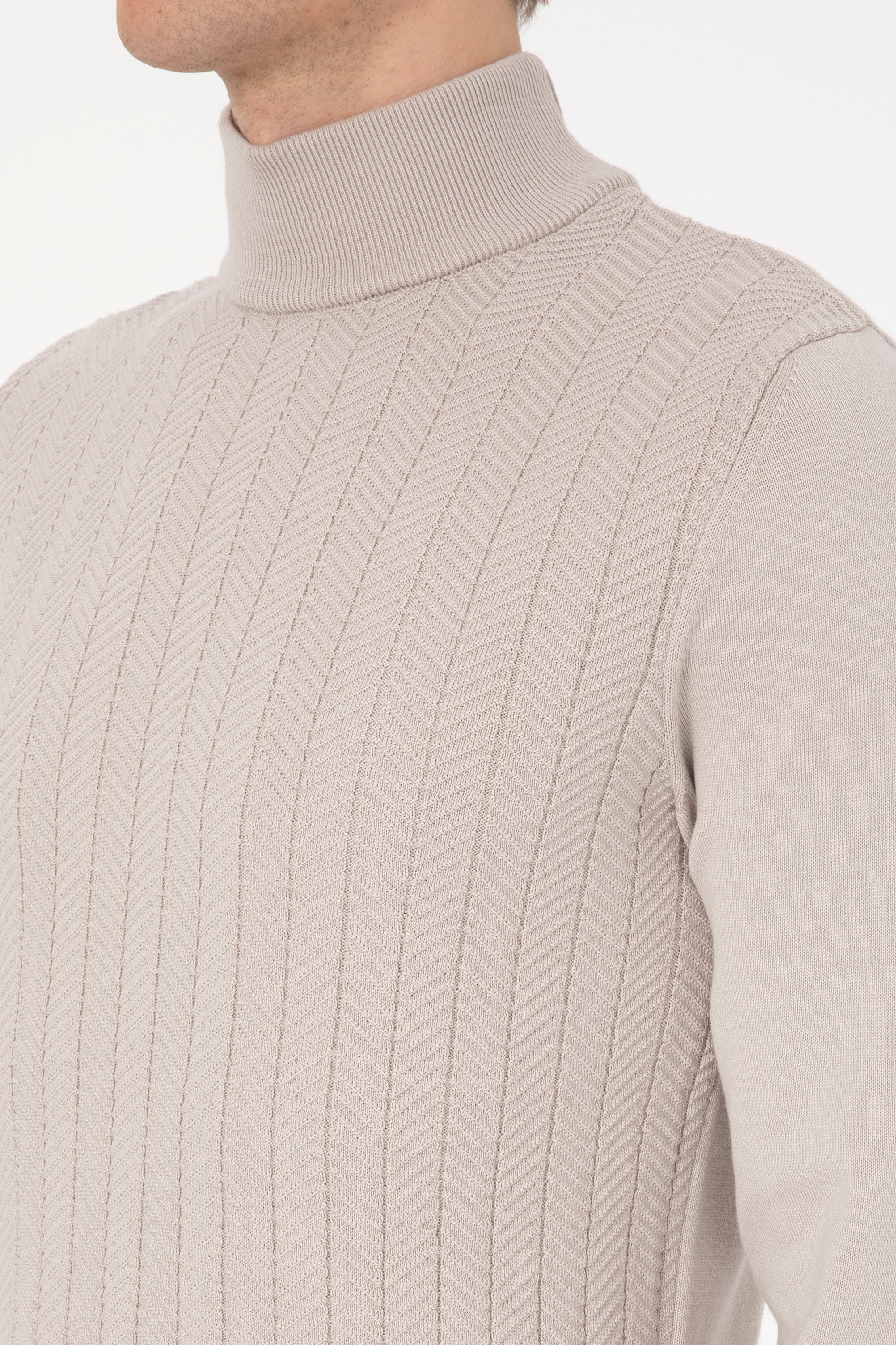 Erkek Taş Kazak - 50309140001