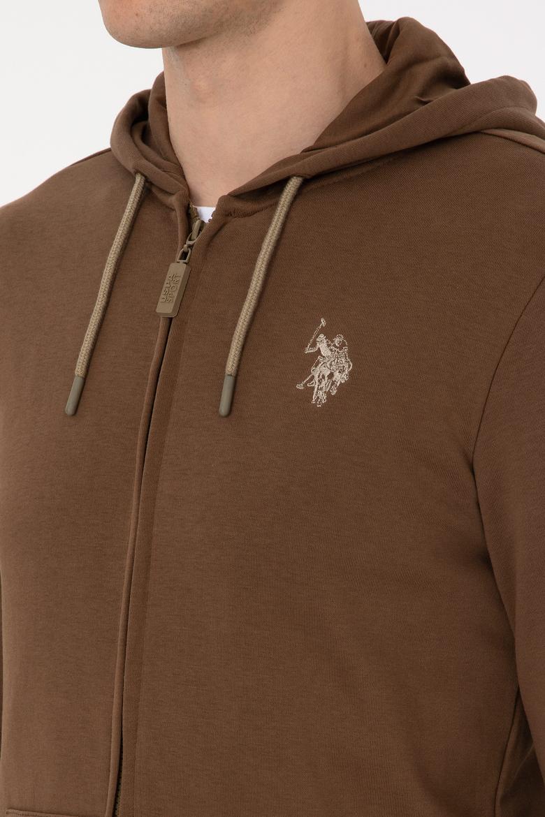 Erkek Haki Örme Hırka - 50313748107