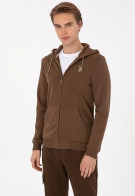 Erkek Haki Örme Hırka - 50313748107