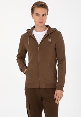 Erkek Haki Örme Hırka - 50313748107