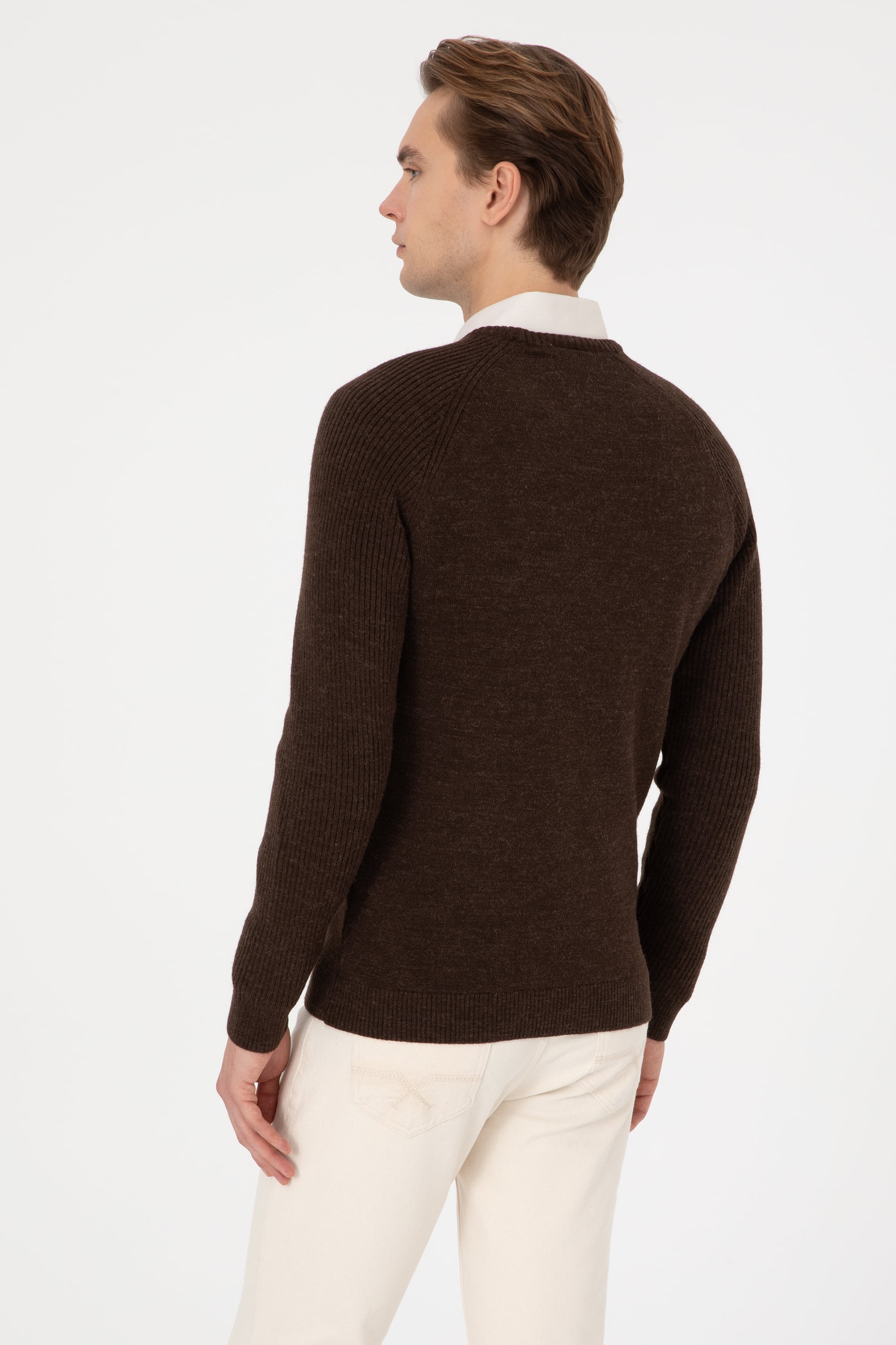 Erkek Kahverengi Kazak - 50314983028