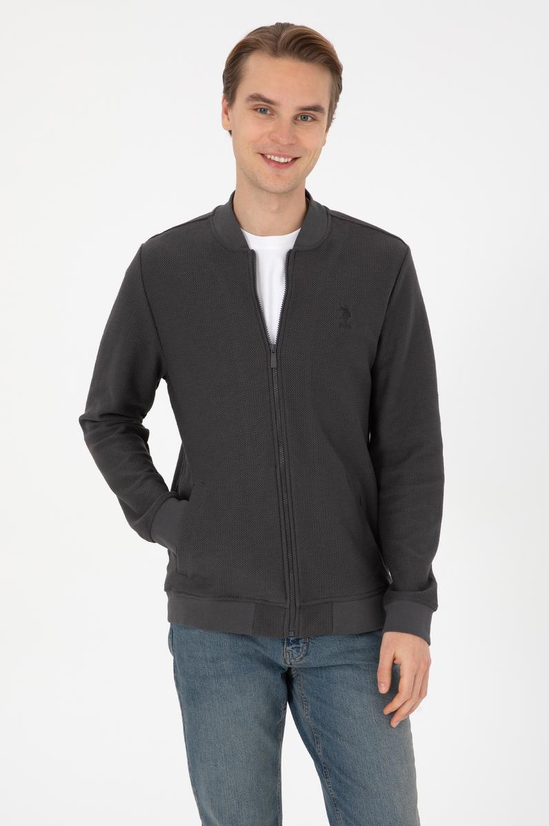 Erkek Siyah Örme Hırka