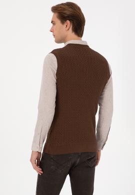 Erkek Kahverengi Süveter - 50318160008