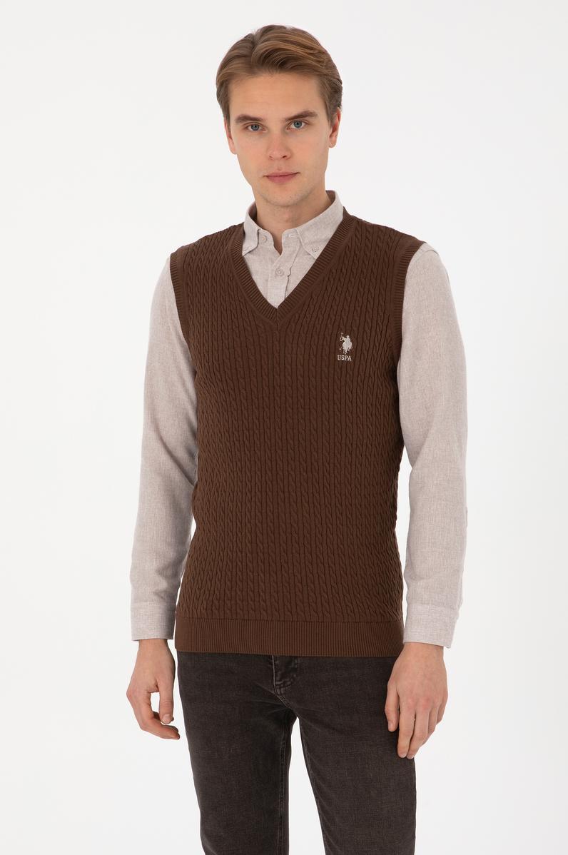 Erkek Kahverengi Süveter