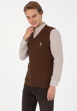 Erkek Kahverengi Süveter - 50318160008