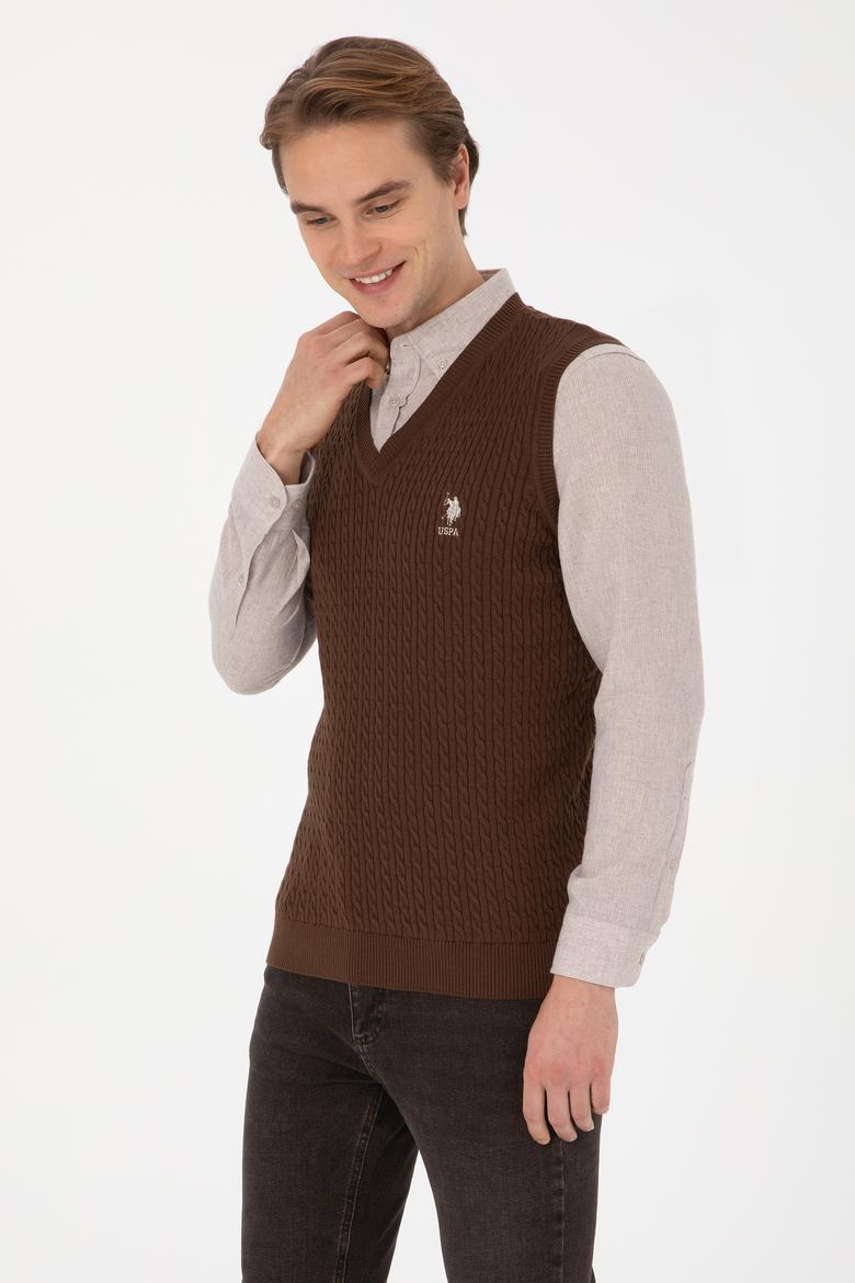 Erkek Kahverengi Süveter - 50318160008