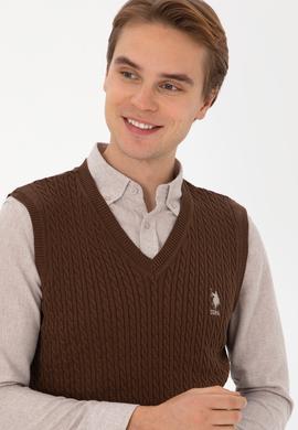 Erkek Kahverengi Süveter - 50318160008