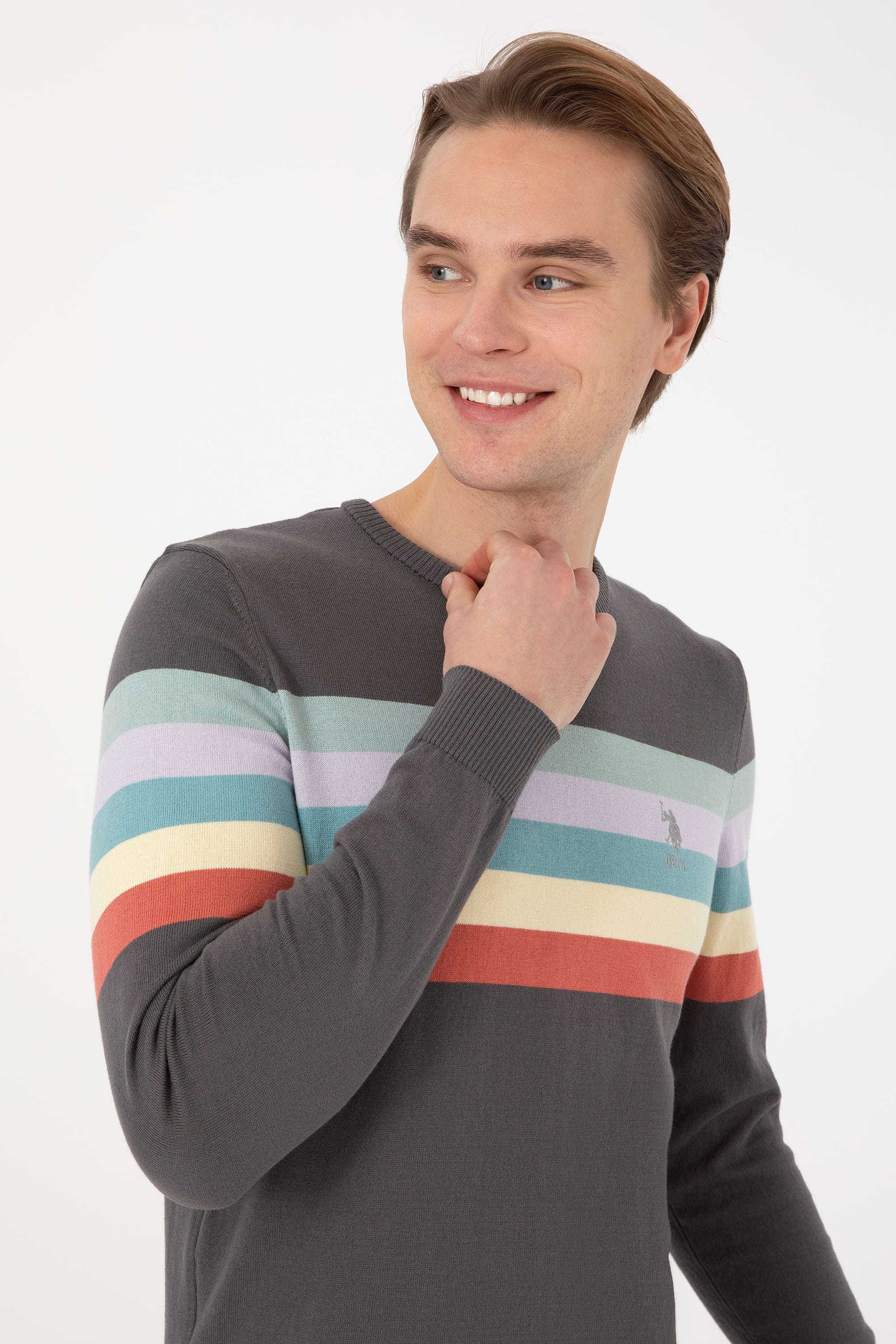 Erkek Gri Kazak - 50314966023