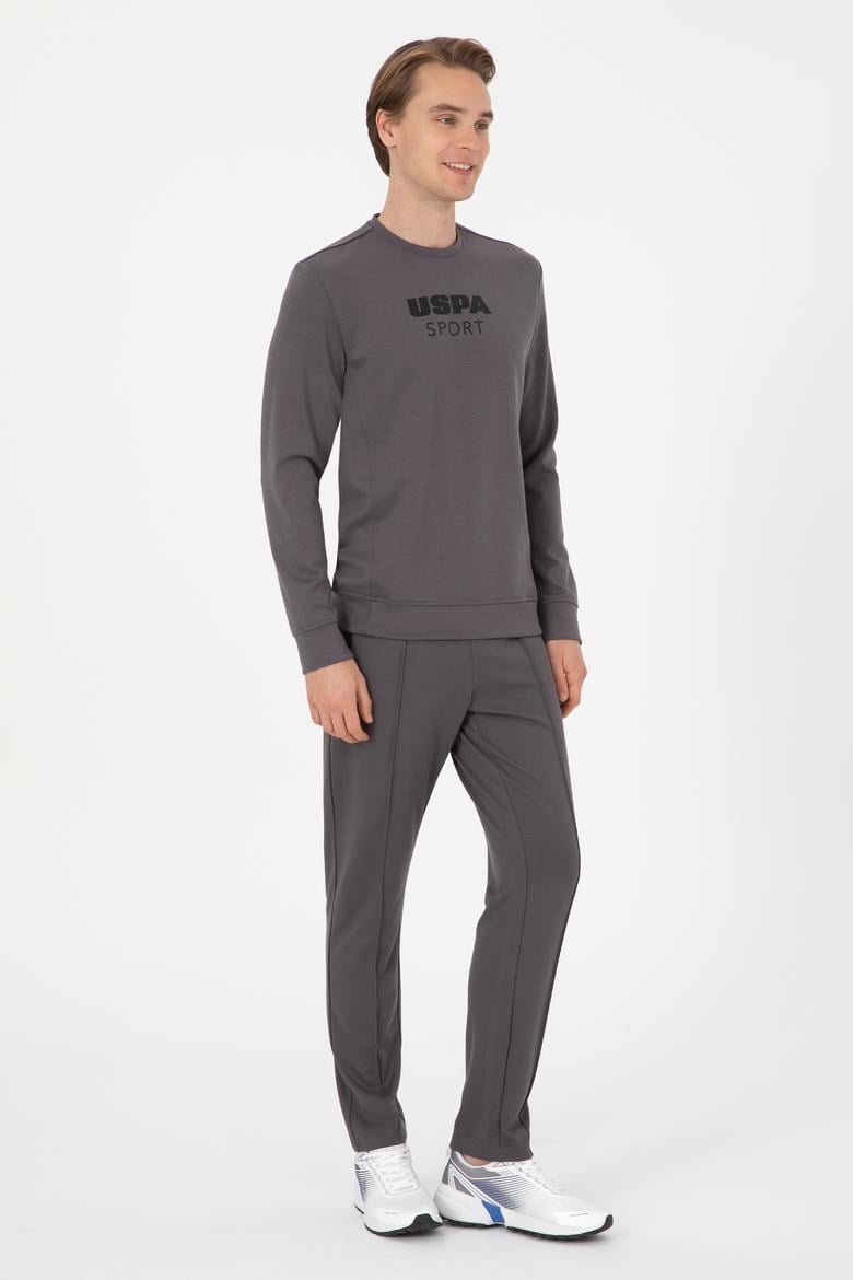 Erkek Regular Fit Bisiklet Yaka Gri Sweatshirt - 50310004001