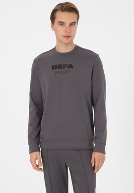 Erkek Regular Fit Bisiklet Yaka Gri Sweatshirt - 50310004001