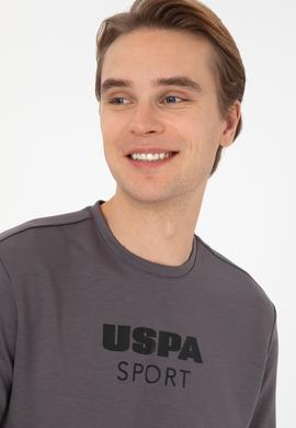 Erkek Regular Fit Bisiklet Yaka Gri Sweatshirt - 50310004001