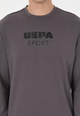 Erkek Regular Fit Bisiklet Yaka Gri Sweatshirt - 50310004001