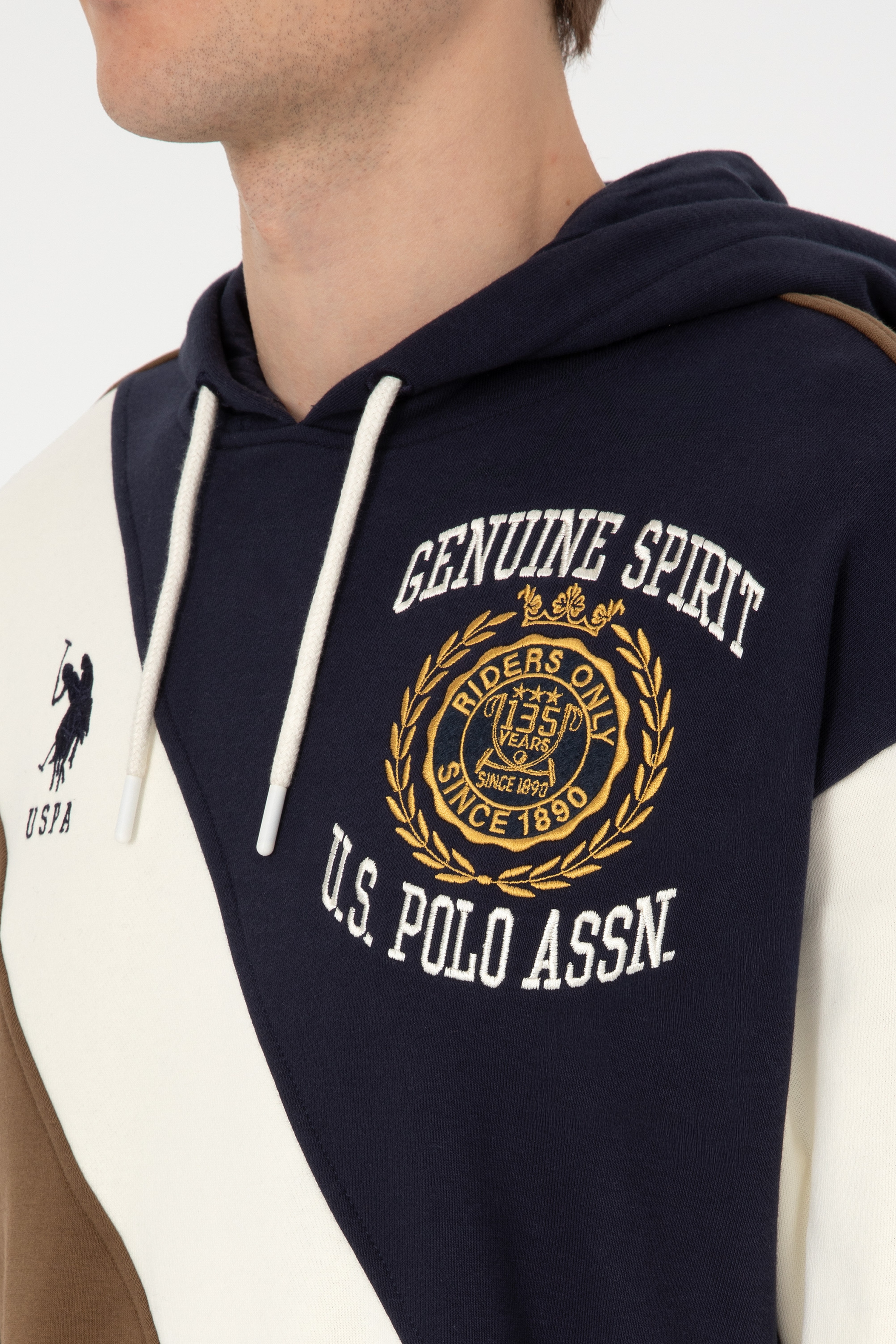 Erkek Comfort Fit Kapülonlu Haki Sweatshirt - Image 7
