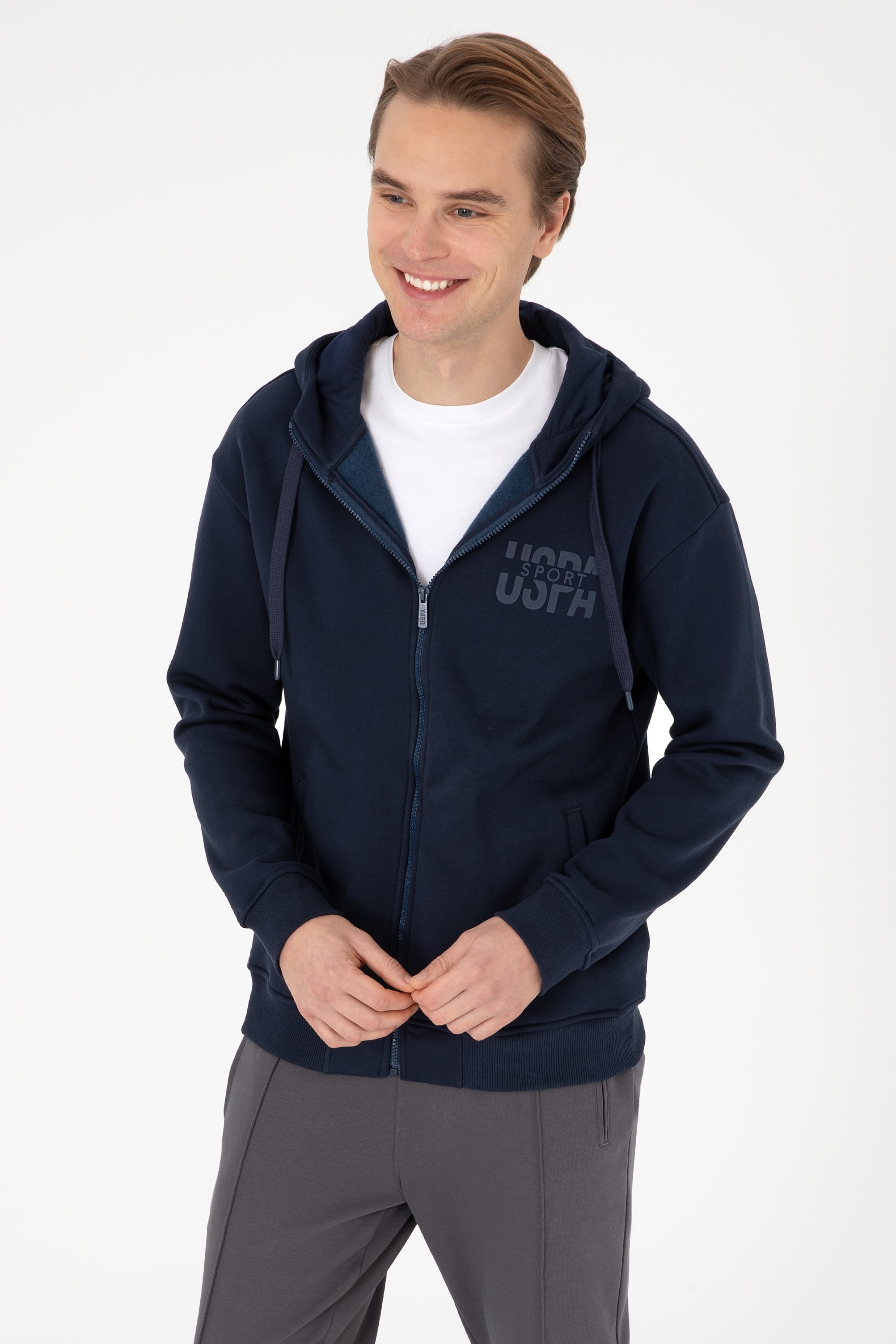 Erkek Lacivert Örme Hırka - 50315757001