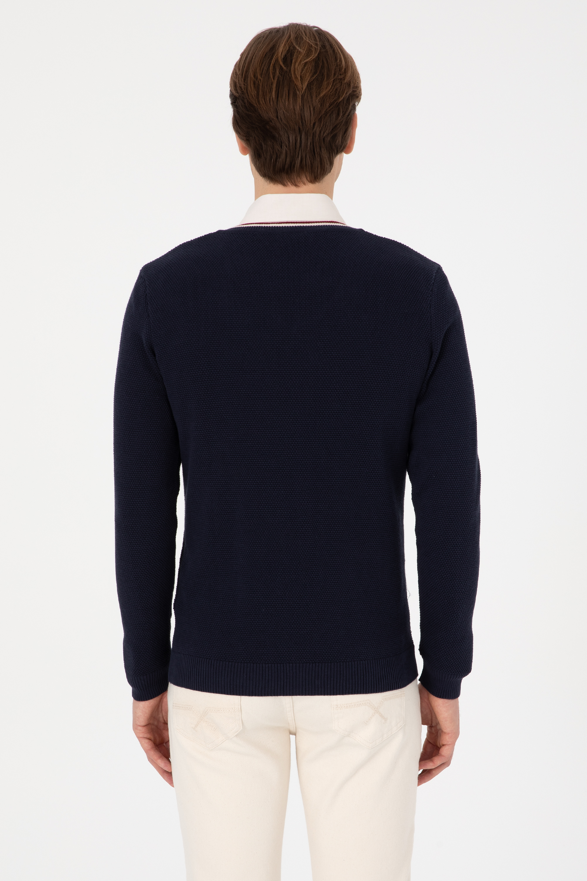 Erkek Lacivert Kazak - 50308336001