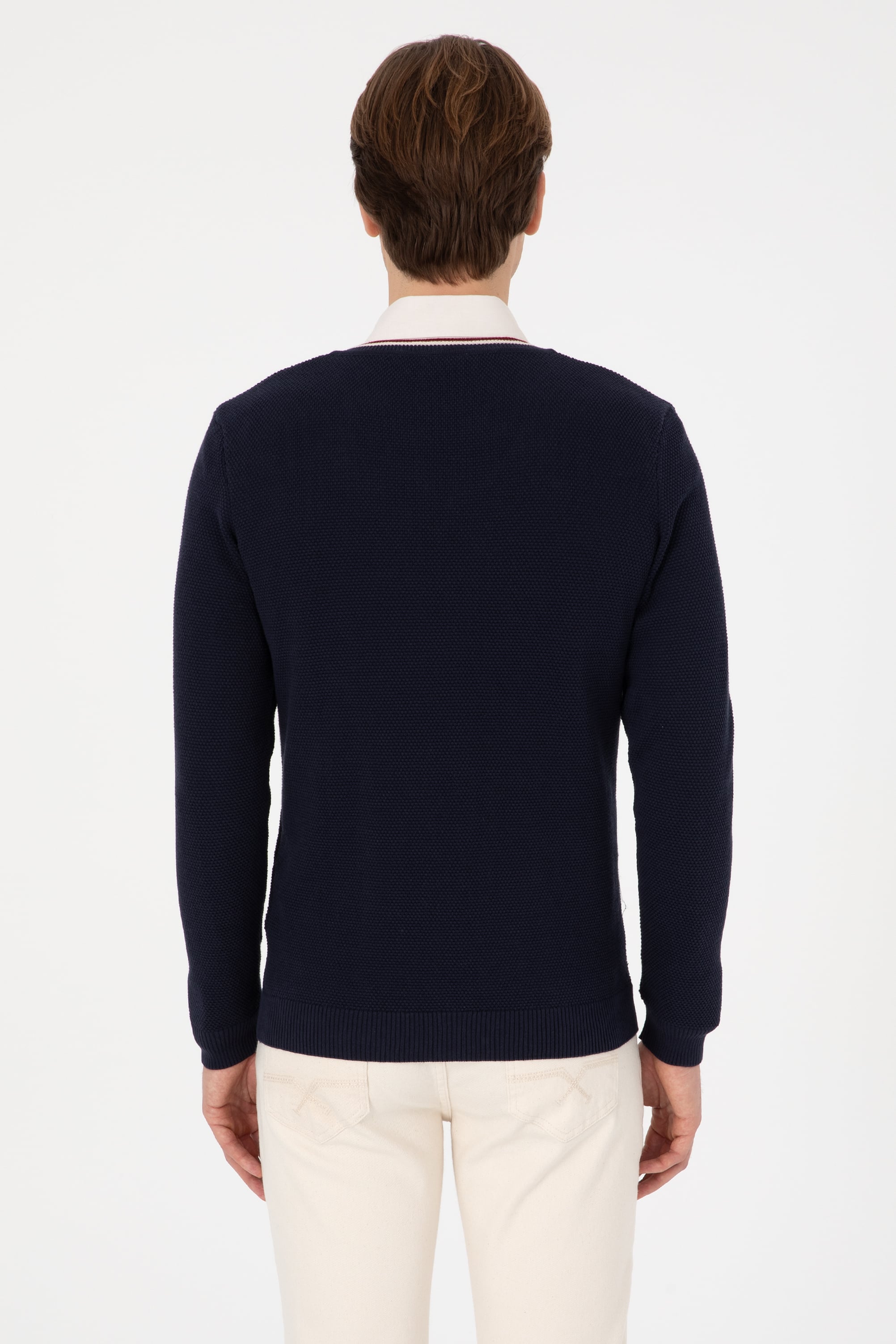 Erkek Lacivert Kazak - 50308336001