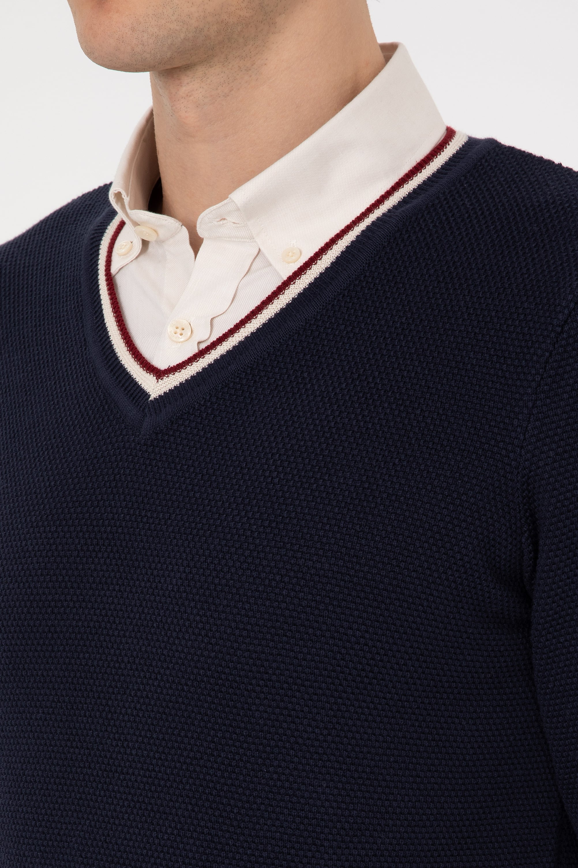 Erkek Lacivert Kazak - 50308336001