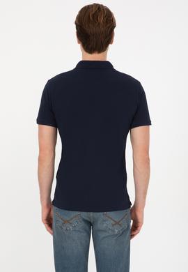 Erkek Lacivert Basic Tişört - 50307753021