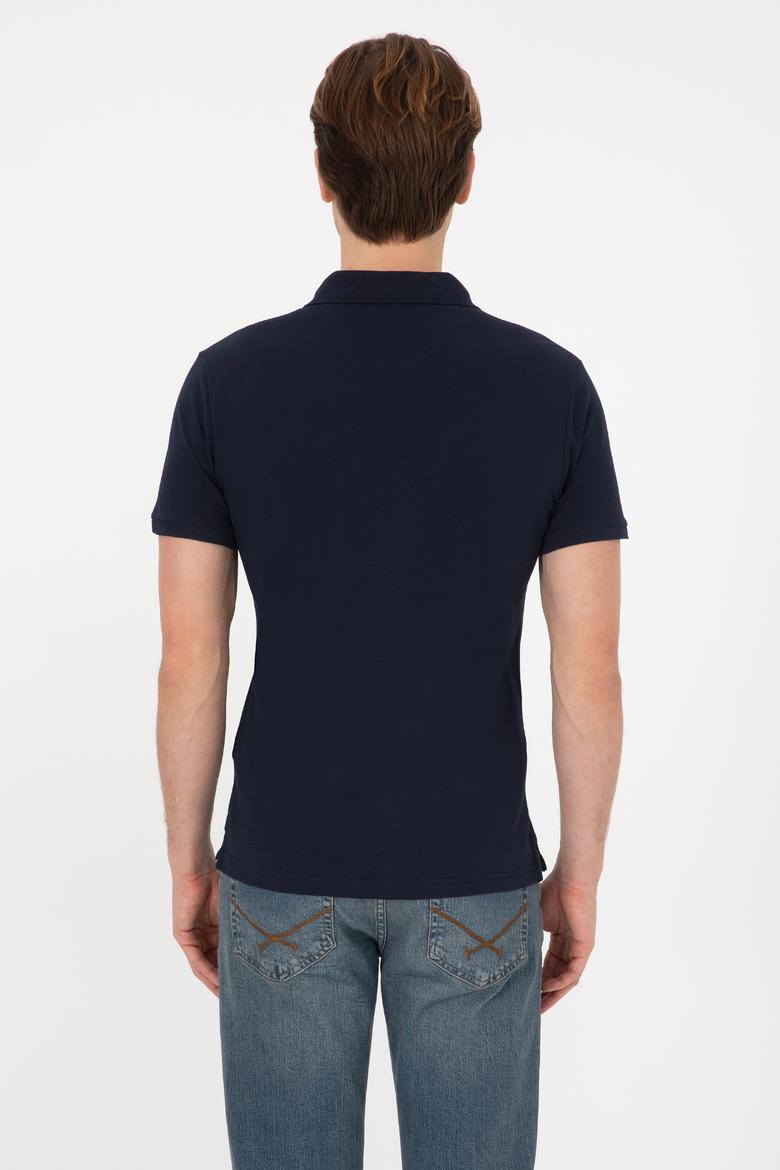 Erkek Lacivert Basic Tişört - 50307753021